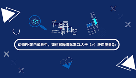 动物PK体内试验中，如何解释清除率CL大于肝血流量Qh